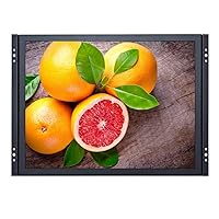 15'' inch Monitor 1024x768 4:3 AV BNC HDMI-in VGA Metal Shell Embedded Open Frame Wall-Mounted Built-in Speaker Remote Control PC LCD Screen Display USB Pluggable U-Disk Video Player K150MN-59