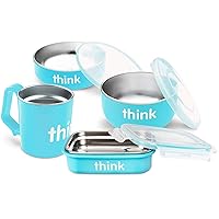 thinkbaby The Complete BPA Free Feeding Set, Light Blue