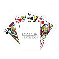 Quote I Major in Statistics Poker Playing Magic Card Fun Board Game