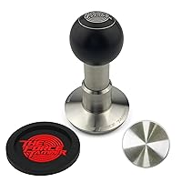 The Force Tamper Automatic Impact Coffee Tamper Adjustable Const Pressure and Autoleveling Standard Set New (Ball, 58.50mm)