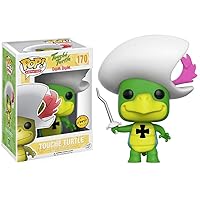 Funko Touche Turtle (Chase Edition): Hanna-Barbera Touché Turtle and Dum Dum x POP! Animation Vinyl Figure & 1 PET Plastic Graphical Protector Bundle [#170 / 11852 - B]