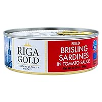 Fried Brisling Sardines In Tomato Sauce, 8.47 Oz (Pack of 1)