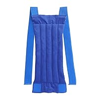 Hot & Cold Therapy Pack- Spine & Back - Natural & Reusable Heating Pad - by SensaCare (Blue Corduroy)