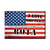 ROTA FRIDGE MAGNET NORTHERN MARIANA ISLANDS (MP) MAGNETS USA SOUVENIR I LOVE GIFT (Var. VETERAN)