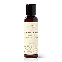 Plant Therapy Jojoba Golden Carrier Oil 2 oz 100% Pure, Cold-Pressed, Natural and GMO-free Moisturizer and Carrier Oil for Essential Oils