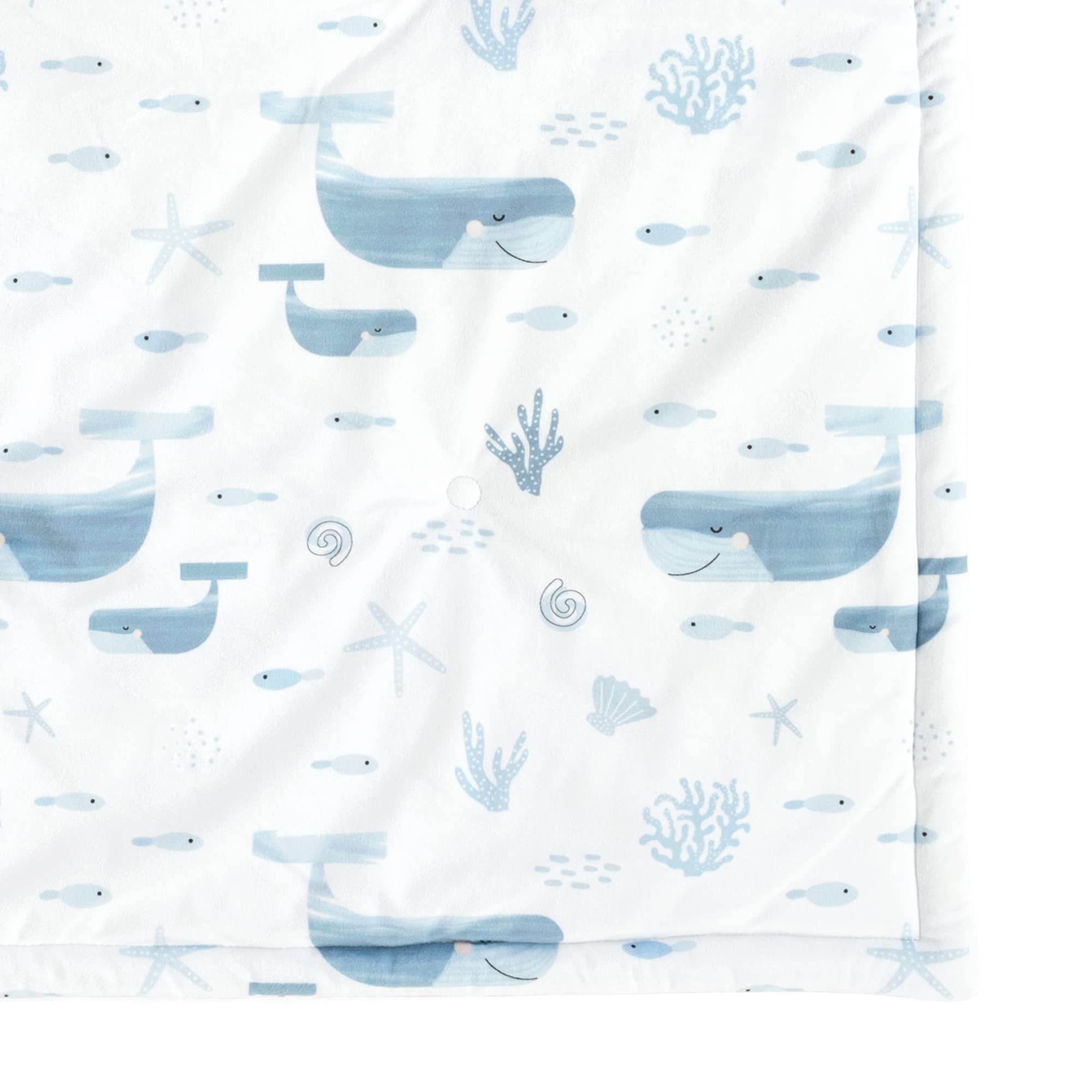 Lush Decor Seaside Baby Square with Border Play Mat, 35