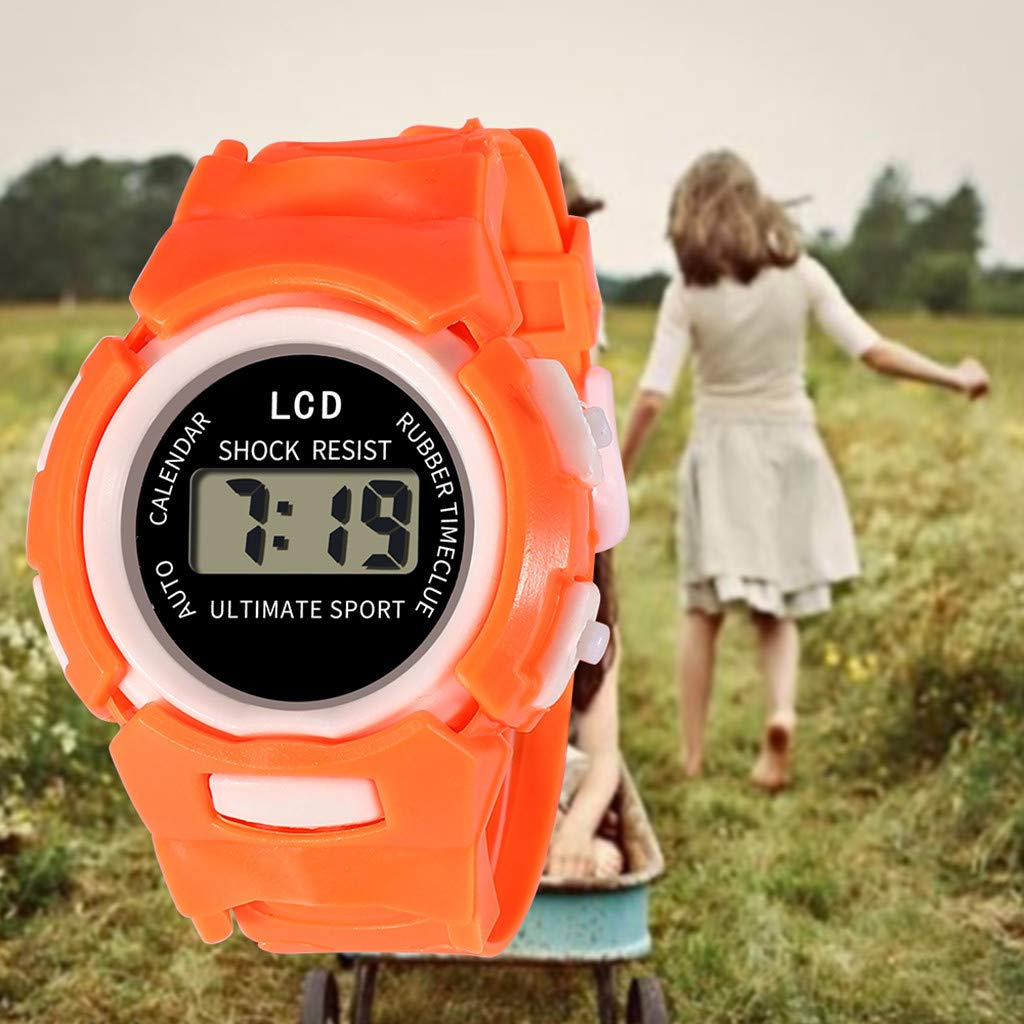 Children Analog Digital Sport Waterproof LED Electronic Girls Watch Wrist Kid's Watch Watches for Boys