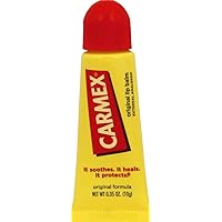 Carmex Moisturizing Lip Balm, Original Flavor, 0.35 oz Tube, 12/Box