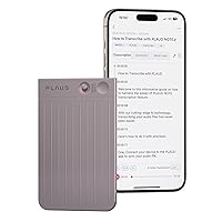 AI Voice Recorder, PLAUD Note Voice Recorder w/Case, App Control, Transcribe & Summarize Empowered by ChatGPT, Support 57 Languages, 64GB Memory, Audio Recorder for Calls, Meetings, Interviews