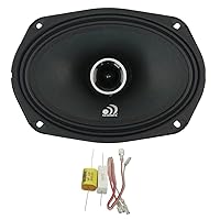 Massive Audio P69X - 6x9, 280 Watts Max / 140w RMS, 4 Ohm, PX Series, Pro Audio Coaxial Car Audio Speaker System (Sold as Each)