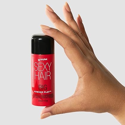 SexyHair Big Powder Play Volumizing & Texturizing Powder | Colorless on Hair | Fragrance Free | Instant Lift