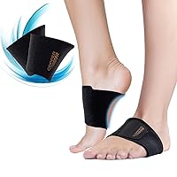 CFACBP Health Unisex Arch Relief Plus with Built-In Orthotic Support, Black