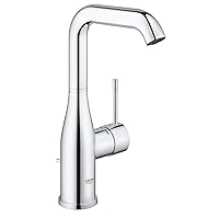 GROHE 2348600A Essence, Single Hole Single-Handle L-Size Bathroom Faucet 1.2 GPM, Chrome