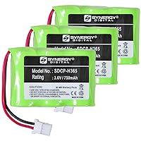 Att BT17333 Cordless Phone Battery Combo-Pack Includes: 3 x SDCP-H365 Batteries