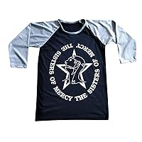 Unisex The Sisters of Mercy T-Shirt Raglan 3/4 Sleeve Mens Womens