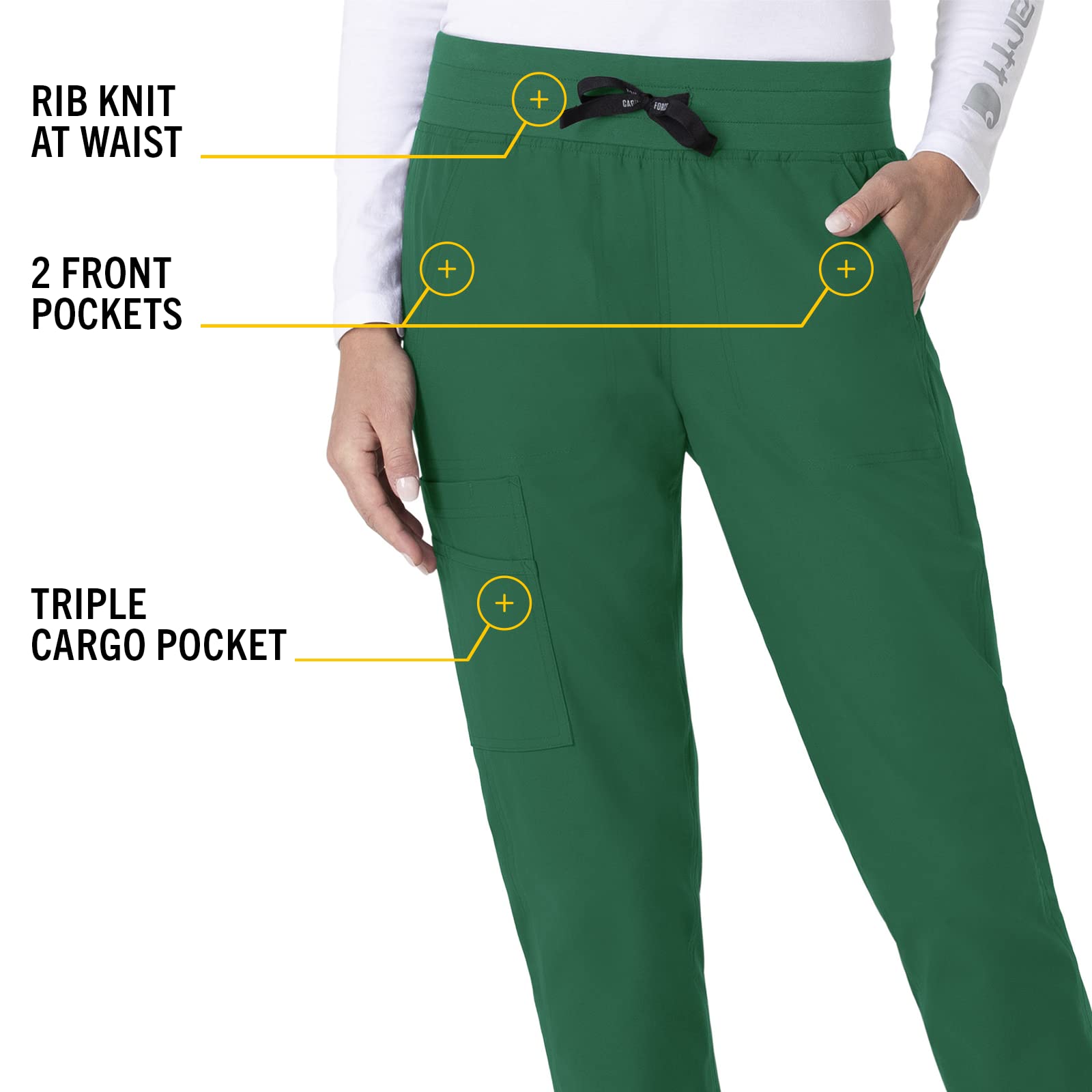 Carhartt Force Essentials Women’s Modern Fit Jogger Pant — 7-Pockets