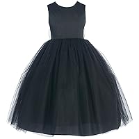 Baby Girl Special Occasion Princess Cut Dress - Black Infant XL (18 - 24 Month)