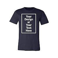 Custom Shirt for Men Women Personalized Add Your Image T-Shirt Add Your Text Photo - Front/Back Print