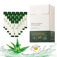 Purime Korean Collagen Firming Mask, Collagen Firming Sleeping Anti-Aging Mask, (A set of three boxes with a total of 60 pieces)