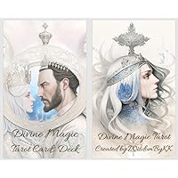 Divine Magic Tarot Cards Deck. Royal Fantasy Fortune Telling and Divination Cards