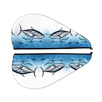 Bluefin Tuna Thunnus Print Hair Towel Wrap Super Absorbent Microfiber Hair Drying Towel Quick Dry Hair Turban for Curly Long Thick Hair