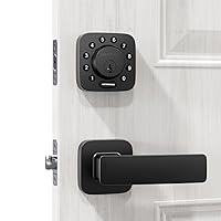 U-Bolt WiFi Smart Door Lock Set, Front Door Lock with 2 Handle Push Pull