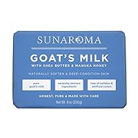 Sunaroma Goat's Milk W/ Shea Butter & Manuka Honey Soap (8 Ounce)