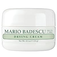 Mario Badescu Drying Cream for Combination & Oily Skin | Clarifying Cream that Targets Bumps and Spots | Formulated with Sulfur & Zinc Oxide | 0.5 Ounce (Pack of 1)