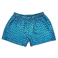 Laser Blue Shorts for Dance/Gymnastic/Swimming Girls
