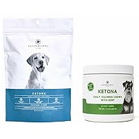 Chicken Liver Dog Treats and Daily Calming Chews Bundle, Delicious and Healthy Treat and Training Reward, Supplements Lubricate Joints and Promote Healthy Mobility