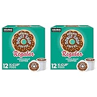 The Original Donut Shop Regular Keurig Single-Serve K-Cup Pods, Medium Roast Coffee, 12 Count (Pack of 2)