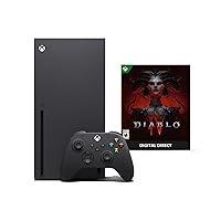 Microsoft Xbox Series X Diablo IV Bundle - Includes Xbox Wireless Controller - Up to 120 frames per second - 16GB RAM 1TB SSD - Experience True 4K Gaming - Comes with Digital Copy for Diablo IV