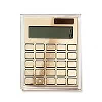 russell+hazel Acrylic Calculator, Clear with Gold-Toned Hardware.25” x 5.875” x 4.375” (51179)