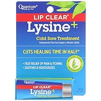 Lip Clear Lysine+ Cold Sore Treatment 0.25 oz (Pack of 2)