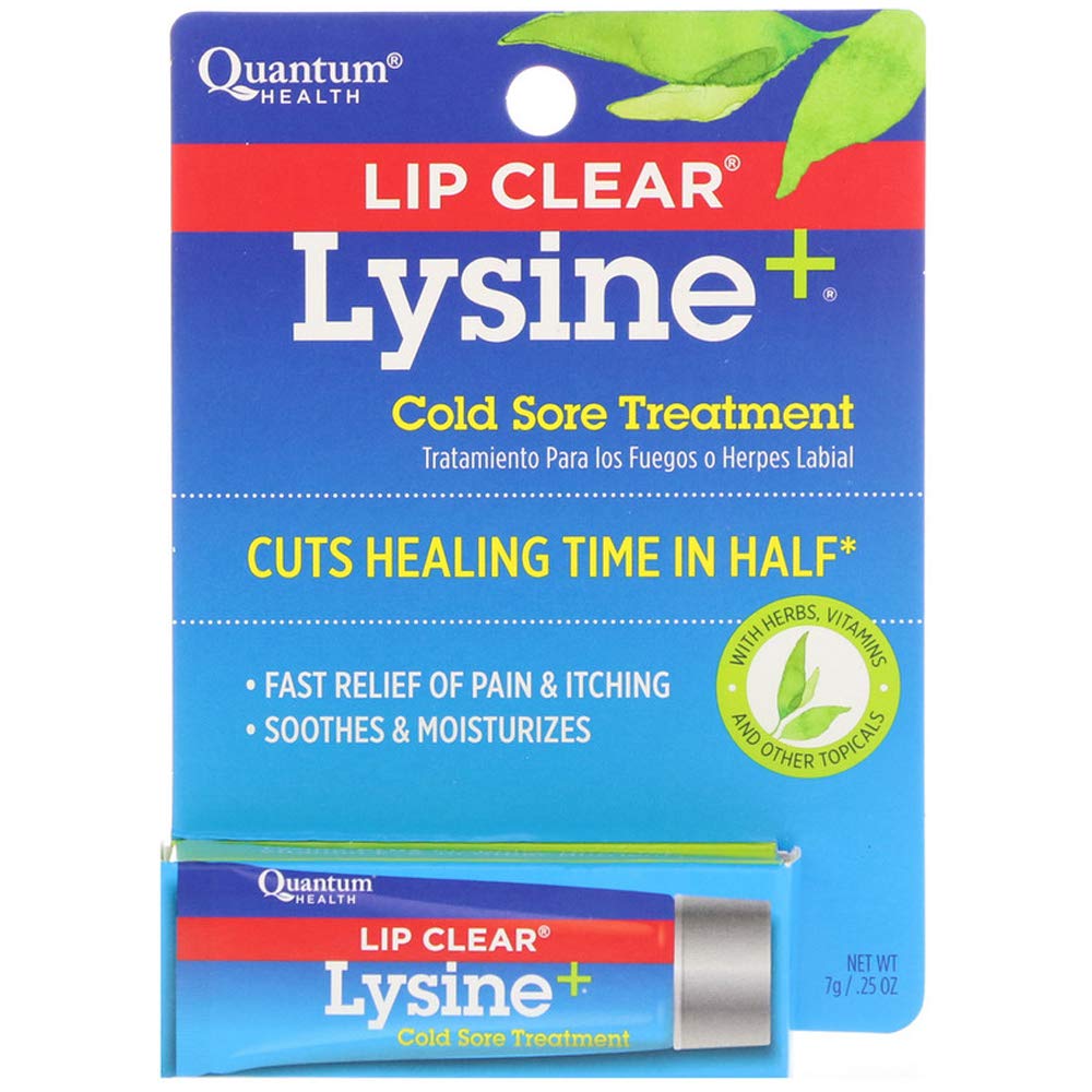 Lip Clear Lysine+ Cold Sore Treatment 0.25 oz (Pack of 2)