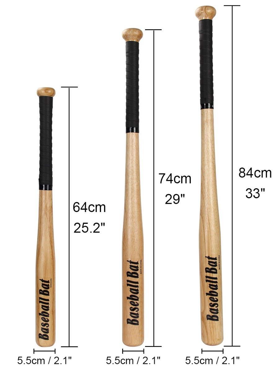 TargetEvo Natural Wood Baseball Bat Outdoor Sports Slugger
