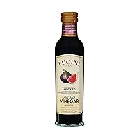 Lucini Italia Savory Fig Balsamico Artisan Vinegar â€“ Italian Balsamic Vinegar â€“ Aged Balsamic Vinegar from Modena Italy - Non-GMO Verified, Whole30 Approved, 250mL