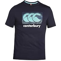 Canterbury 2017 CCC Big Logo Cotton T-Shirt Mens Run Training Sports Tee Sky Captain Medium