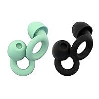 Loop Earplugs Quiet Bundle (2-Pack) – Loop Quiet + Loop Quiet | Flexible Reusable Ear Plugs for Sleep, Focus, Travel & Noise Sensitivity | Comfy Adjustable Fit | 26 dB Noise Reduction