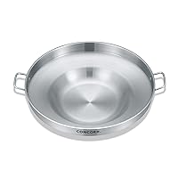 Concord Stainless Steel Comal Frying Bowl Cookware (22