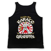 Men's Don't Mess with Karate Grandpa Martial Arts Expert Tank Top Vest