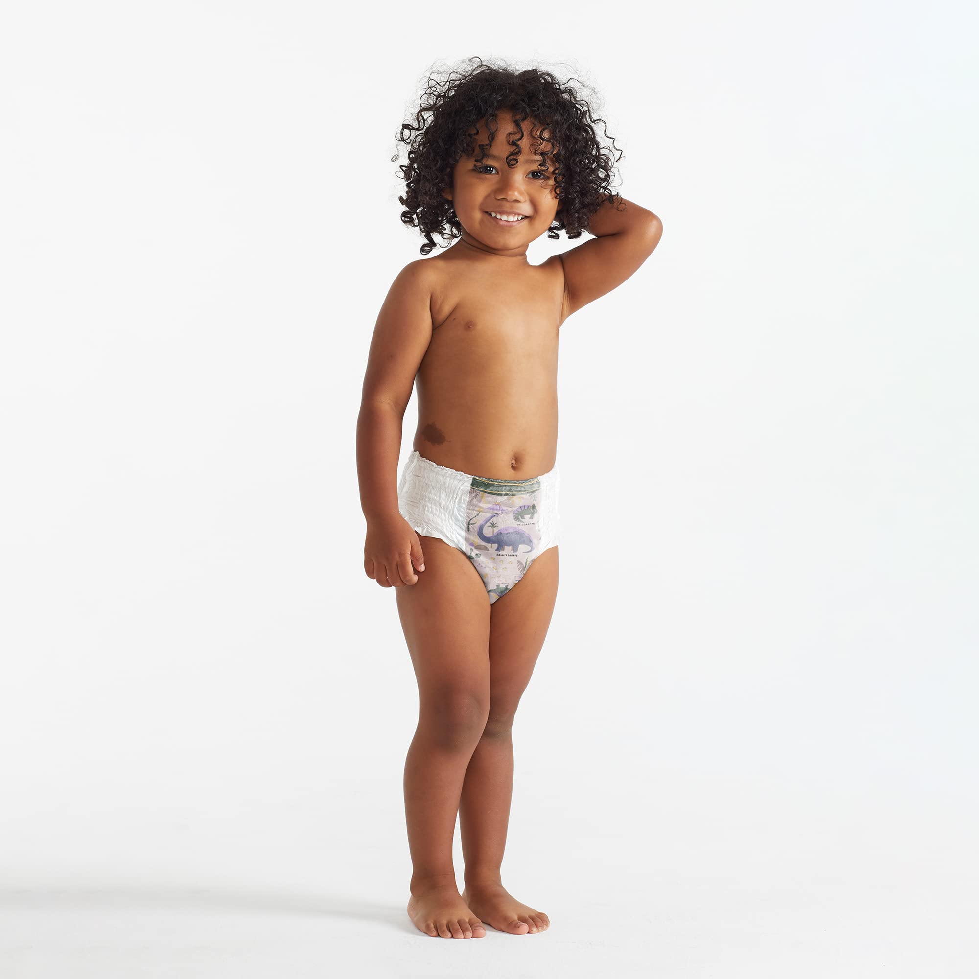 The Honest Company Clean Conscious Training Pants | Plant-Based, Sustainable Diapers | Rompin' & Stompin' + Diggin' It | Size 3T/4T (32-40 lbs), 69 Count