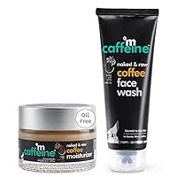 Face Care Kit for Oily Skin with Oil Free Face Moisturizer & Oil Control Coffee Face Wash | Tan Removal & Damage Repair Regime for Men & Women | Pack of 2