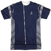 Popfunk Classic Star Trek Discovery Uniform T Shirt- Adult Short Sleeve T Shirt