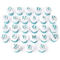 26 Pieces Alphabet Cookie Cutter Letters Fondant Cake Decorating Icing Cutters