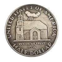 Antique Crafts US 1936 Silver Dollar Commemorative Coin Collection Collectible Coin Decoration Craft Home Souvenir Gift
