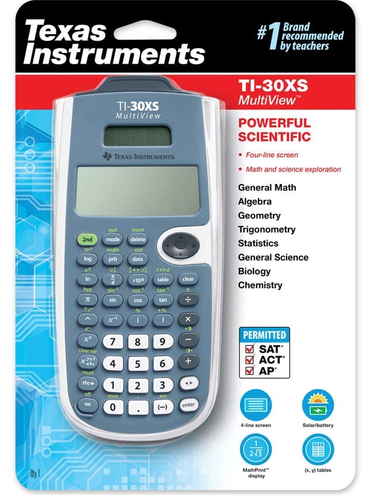 Texas Instruments TI-30XS MultiView Scientific Calculator