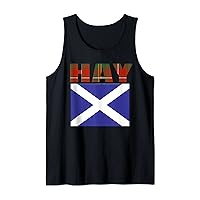Clan Hay Tartan Scottish Family Name Scotland Pride Tank Top