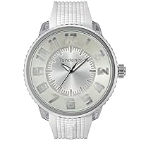 [テンデンス] 腕時計 FLASH フラッシュ ホワイト 文字盤 ステンレススチール ミネラルガラス クォーツ 51MM Watch TY532003 [並行輸入品]