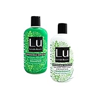 FREEDOM Impossible Keratin Anti-Frizz Shampoo and Conditioner Set for Curly, Wavy Hair (12 oz each)